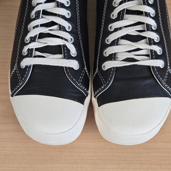 Converse Low Top Leather Slim Limited Edition Deluxe Black Sneakers Shoes CTAS 8 - Picture 5 of 16